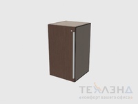 Кабинет руководителя белый Шкаф низкий узкий