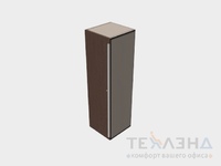 Кабинет руководителя в стиле хай тек Шкаф средний узкий