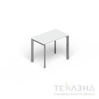 Офисный стол стеклянный Стол приставной со стеклянной столешницей