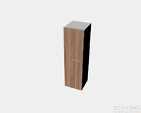 Кабинет руководителя в стиле хай тек Шкаф средний узкий