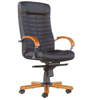 Кресло для руководителя мягкое Orion Wood Chrome