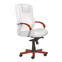 Кресло для руководителя мягкое Verona Wood Chrome