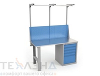 Серия ВЛ Верстак ВЛ-150-04 + Экран ВЛ-150-Э3